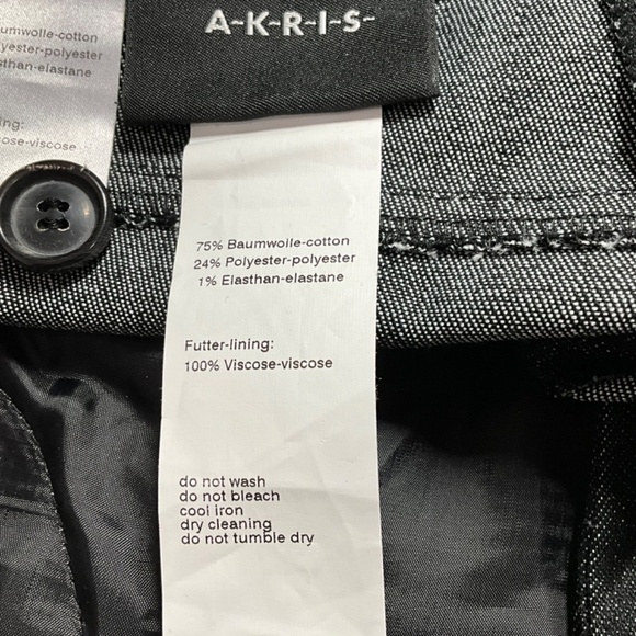AKRIS Cotton Blend Five Pocket Pencil Jeans MADE IN USA US Sz 16 - Picture 9 of 11